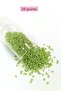 Cut glass beads 2mm - 4 colors - total 80 grams - bnc440 - 2