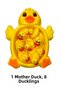 Educational 13 Pieces Duck Holding Game with Magnetic Fishing Rod and Pool - 5