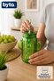 450 ml Cactus Design Glass with Straw – with Lid, Bpa Free, Reusable - 2