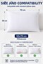 Liquid-Proof Pillow Covers 2-Piece 50X70 cm Cotton Zippered Puresleep - 3