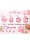 25 Pieces Welcome Baby Turkish Delight Box |   Baby Shower Pink Gift Candy Box |   Premium Cardboard - 5