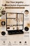 Jewelry Stand - Necklace Stand Pendant Hanger Hook Design - Earring Stand - New Custom Design Jewelry Organizer (with Fixed Hook) - 2