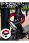 Experience Secure Parking with Transparent Pvc Coated Bicycle Lock with Key