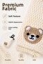 Teddyhook 2-Piece Stroller Hanger with Metal Carabiner and Teddy Bear Embroidery - 6