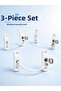 3-Piece Keyed Window Lock Safety Lock Set for Child Safety - Lsntkn-Rs4937