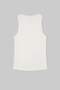 White Lace Strap Tank Top Tdrss26Al00005 - 5