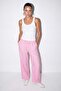 Pembe Modal Dokuma Pantolon TDRSS26PL00002