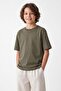 Çok Renkli*001 5'li Erkek Çocuk Çizgili Örme T-Shirt TKDSS25TS00043 - 5