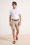 White Regular Cut Textured T-Shirt Tmnss26Ts00067 - 2