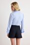 Navy Blue Pocket Detailed Shorts & Bermuda Twoaw27Sr00013 - 4