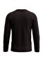 Dark Brown Regular/Comfort Fit Waffle Textured Knitted Sweatshirt Tmnaw27Sw00011 - 8