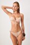 Skin Color Strapless Covered Chlorine & Water Resistant Long Lasting Lycra ® Xtralife Bikini Settbess26Bt00152