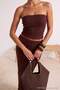 Brown Textured Knitted Bottom - Top Set Tbess26Au00097 - 4