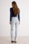 Açık Mavi More Sustainable Yüksek Bel Az Esnek Bootcut Jeans TWOAW23JE00657 - 4