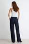 Koyu Mavi Orta Esnek Beli Aksesuar Detaylı Normal Bel Wide Leg Jeans TWOAW27JE00157 - 4