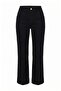 Siyah Az Esnek Normal Bel Straight Jeans TWOAW27JE00164 - 5