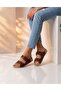 Women's Double Buckle Anatomical Sole Comfortable Summer Casual Slippers - 4