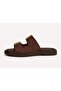 Linda Women's Amatomik Sole Comfortable Lightweight Soft Buckle Suede Slippers - 5