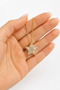 316L Steel Chain Gold Color Zircon Stone Star Model Women's Necklace - 3