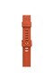 Watch 38mm kr408 striped silicone strap - orange - 3
