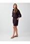 Bitter Brown Linen Blend Straight Cut High Waist Woven Shorts - 3