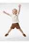 Viscose and Linen Blend Buttoned Shorts with Pocket Detail - 3