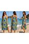 Strappy Long Beach Dress - 3