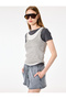 Cotton Comfortable Fit Washable Mini Shorts with Lace-Up Waist and Pockets - 2