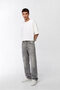 Men's String Ripped Jeans Gray