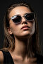 Sumru Black White Black Sunglasses - 3
