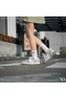حذاء رياضي نسائي من طراز Dunk Low بلونين رمادي (GS) - 3