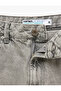 Mid Waist Normal Gray Women's Shorts 5Sal40001Md - 6