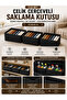 Set of 3 Drawers, Cabinet Organizer, Steel Edge Frame Supported, Tear-Resistant, Stretchable Fabric Storage Bag