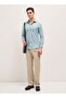 Men's Light Blue Tailored Fit Solid Formal Shirt for Every Occasion - 4