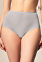 High Waist Women's Panties Gray Anthracite Navy Blue 3 Pieces - 2