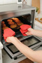 Silicone Oven Mitts Set of 2 |   Heat Insulation, Non-Slip Surface, Flexible and Easy to Clean - 2