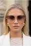 Brown Ultra Light Women's Sunglasses with Crystal Cut Glass 50 Ekartman - 4