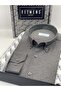 Slim Fit Long Sleeve Cotton Easy-To-Iron Men's Shirt with Gift Box Fs- 002225   - Anthracite - 2