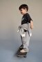 Elastic Waist Jean Trousers for Baby Boy G7555A526Sp - 2