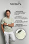 Men's Polo Collar Short Sleeve Beige T-Shirt - 5303 - 7