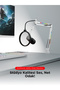 Arpej Rgb Microphone with Table Stand and Sound Indicator Touchable Pop Filter Gamer Streamer Microphone White - 2