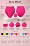 Women's Bato Panties in a 3-Pack in a Special Cylinder - Mixed Colors - 8