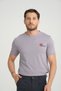 Gray Color Short Sleeve Men's Rider T-Shirt - 5