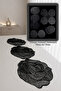 Flora Video-Luxury Runner Living Room Coffee Table Cover Set French Laced Dowry Set with Lace Rose Pattern