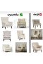 Jacquard Single Sofa Cover Armchair Seat Cover - 3