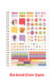 Floral Collection A5 Premium Spiral Notebook 90Gr Lined + Sticker - 5
