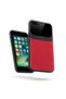 حافظة جلدية متوافقة مع هاتف Apple iPhone 8 Plus من Zebana باللون الأحمر - 2