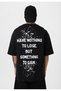 Back Printed Oversize T-Shirt - 5