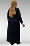 57007 Large Size Side Slit Trousers Suit - Black - 7
