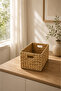 Wicker Sturdy Rectangular 36X21X15 Basket / Organizer - 4